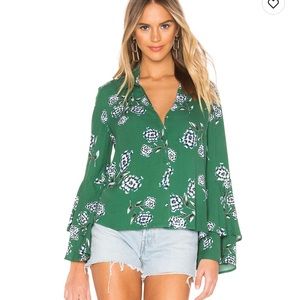 Revolve x Cupcakes and cashmere Stockton Blouse